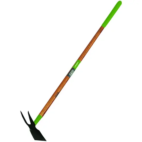 Weeder Hoe, 9 in W Blade, 3-1/2 in L Blade, Steel Blade, Hardwood Handle, 54-1/4 in OAL Green Weeder Hoe, 9 in W Blade, 3-1/2 in L Blade, Steel Blade, Hardwood Handle, 54-1/4 in OAL Green