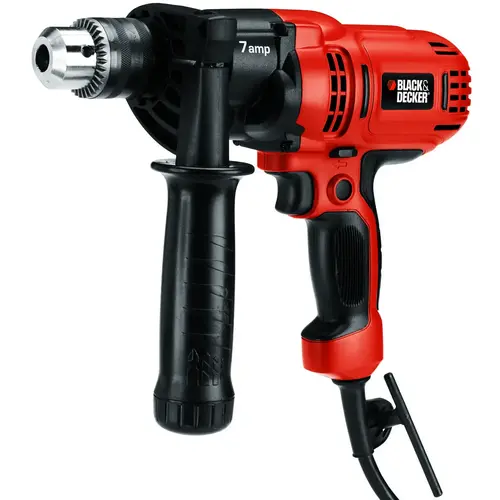 Drill/Driver, 7 A, 1/2 in Chuck, Keyed Chuck, Includes: (1) Chuck Key and Holder, (1) Side Handle Drill/Driver, 7 A, 1/2 in Chuck, Keyed Chuck, Includes: (1) Chuck Key and Holder, (1) Side Handle