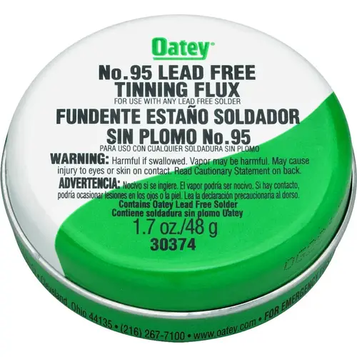Tinning Flux, 1.7 oz, Paste, Yellow Tinning Flux, 1.7 oz, Paste, Yellow