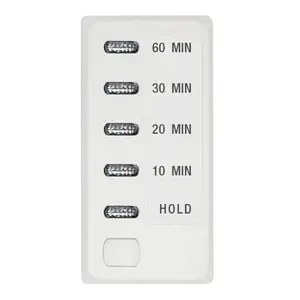 Westek TMDCD60 Electronic Countdown Timer, 15 A, 120 V, 1800 W, 10 to 60 min Time Setting, White