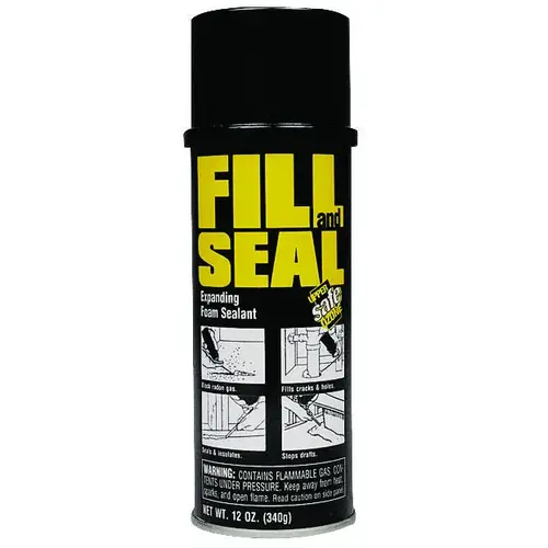 12 Oz Fill And Seal Expanding Foam Sealant Yellow 12 Oz Fill And Seal Expanding Foam Sealant Yellow