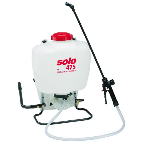 Backpack Sprayer, 4 gal Tank, HDPE Tank, 25 ft Horizontal, 20 ft Vertical Spray Range, 4 ft L Hose