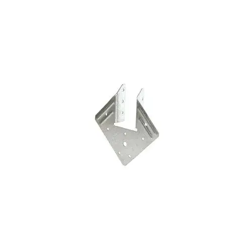 Double Hurricane Tie, 1-9/16 in W, 5-1/4 in H, Steel, G30 Galvanized - pack of 100 Double Hurricane Tie, 1-9/16 in W, 5-1/4 in H, Steel, G30 Galvanized - pack of 100