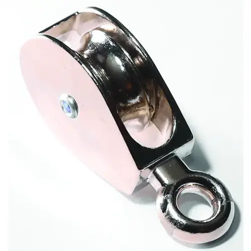 Tackle Pulley, 3/16 in Rope, 11 lb Working Load, 3/4 in Sheave, Zinc Tackle Pulley, 3/16 in Rope, 11 lb Working Load, 3/4 in Sheave, Zinc