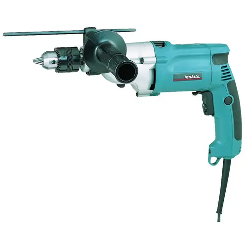 Hammer Drill with LED Light, 6.6 A, Keyed Chuck, 1/2 in Chuck, 0 to 24,000 bpm