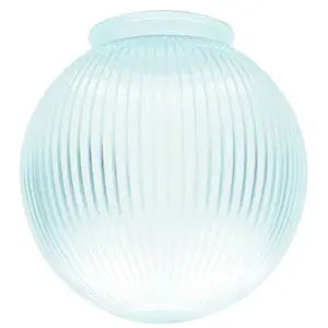 Westinghouse 8125400 Light Shade, 6-3/8 in Dia, Globe, Glass, Clear