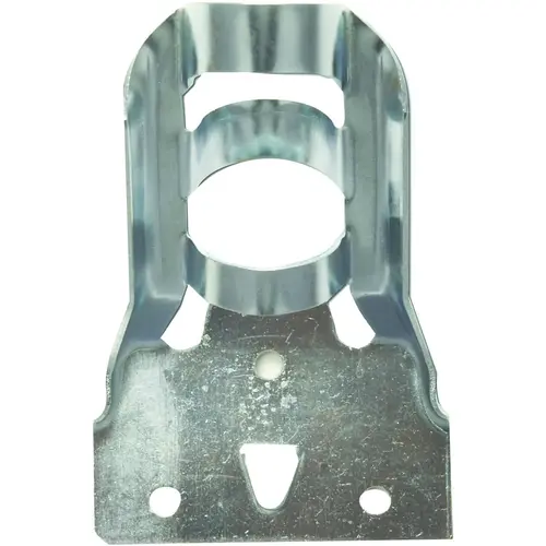 Flag Pole Bracket, Steel Silver
