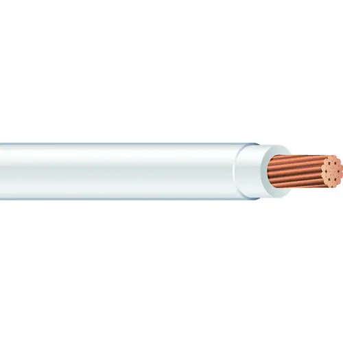 22965852 Building Wire, 12 AWG Wire, 100 ft L, Copper Conductor, PVC Insulation, Nylon Sheath White 22965852 Building Wire, 12 AWG Wire, 100 ft L, Copper Conductor, PVC Insulation, Nylon Sheath White