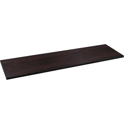 Shelf Board, 200 lb, 5-Shelf, 48 in L, 8 in W, Particleboard Espresso Shelf Board, 200 lb, 5-Shelf, 48 in L, 8 in W, Particleboard Espresso