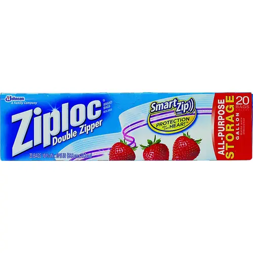 Storage Bag, 1 gal Capacity, Plastic - pack of 240 Storage Bag, 1 gal Capacity, Plastic - pack of 240