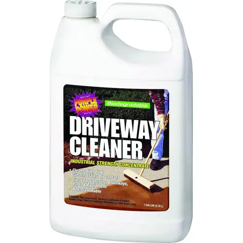 3520/9720P Concrete Cleaner, Liquid, Clear Yellow, 1 gal, Can