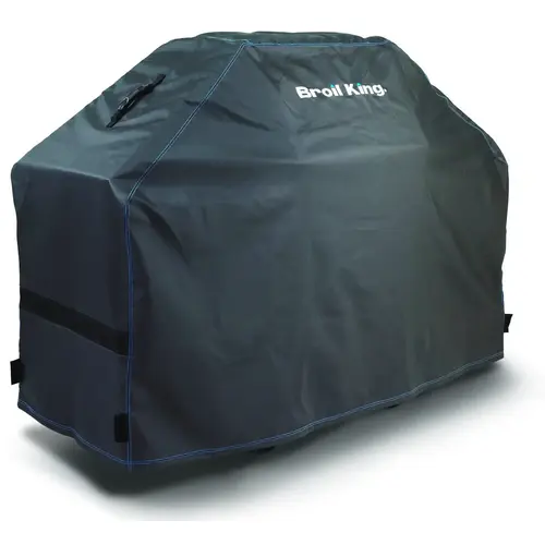 Grill Cover, 21-1/2 in W, 46 in H, Polyester/PVC, Black Grill Cover, 21-1/2 in W, 46 in H, Polyester/PVC, Black