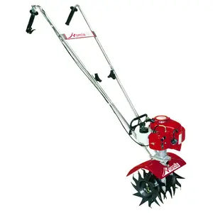 Mantis 7228 5951215 Tiller, Gas, 21 cc Engine Displacement, 9 in Max Tilling W, 10 in Max Tilling D, Curved Tine