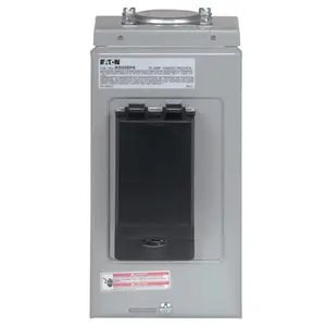 Eaton BR50SPAST Spa Panel, 1 -Phase, 50 A, 240 V, 1 -Space, 8 to 2 AWG Wire, NEMA 3R Enclosure