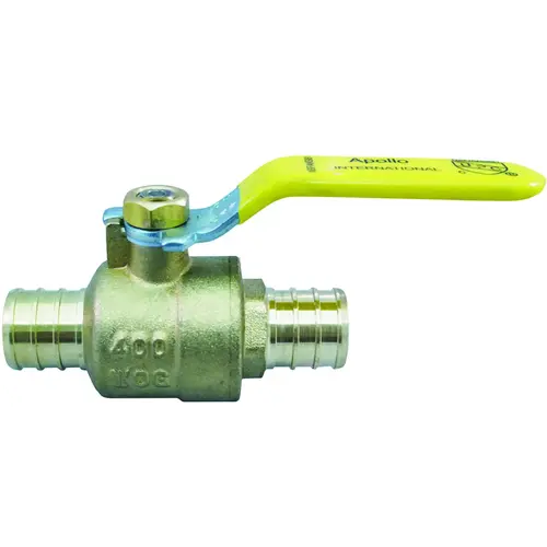 Ball Valve, 3/4 x 3/4 in Connection, Crimp, Brass Body