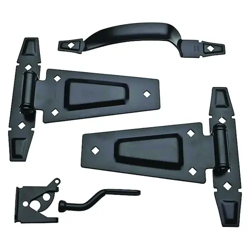 DPV881 Rustic Gate Kit Black Finish - pack of 5 DPV881 Rustic Gate Kit Black Finish - pack of 5