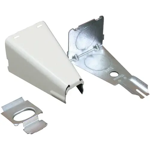 Raceway T-Fitting, Metal, Ivory Raceway T-Fitting, Metal, Ivory