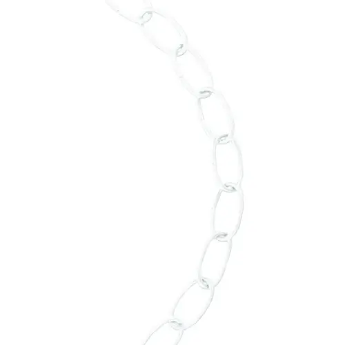 Chain 40 ft. Ball Steel 0.14" D X 40 ft. L Zinc Plated White - pack of 40 Chain 40 ft. Ball Steel 0.14" D X 40 ft. L Zinc Plated White - pack of 40