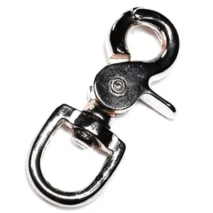 Baron 5013-5/8 Trigger Snap 5/8" D X 2-5/8" L Nickel-Plated Stainless Steel 40 lb Nickel-Plated