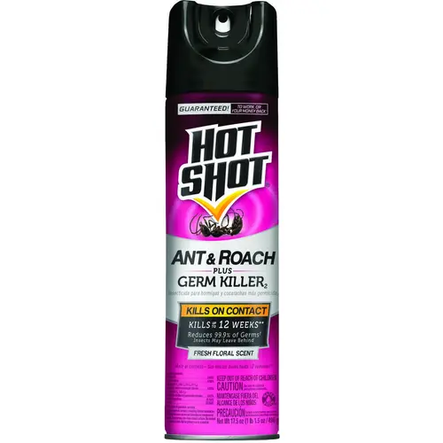 Ant, Liquid, Spray Application, Lawn, Non-Porous Surfaces, Turf, 17.5 oz Clear to Yellow