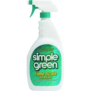SIMPLE GREEN 1710001250022 Lime Scale Remover, 22 oz, Liquid, Pleasant Wintergreen, Turquoise