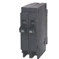 Siemens Q2020U Circuit Breaker, Duplex, Mini, 20 A, 1 -Pole, 120/240 V, Fixed Trip, Plug Mounting Black
