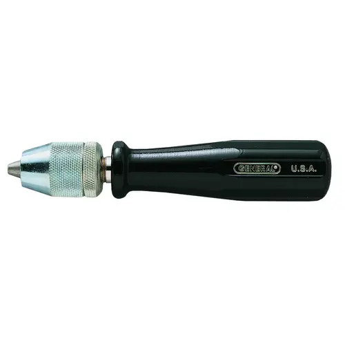 Adjustable Pin Vises, 1/4 in Max Pipe Cap, 3 Jaws