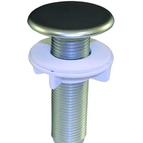 Sink Hole Cover, Threaded, Stainless Steel Brushed Nickel Sink Hole Cover, Threaded, Stainless Steel Brushed Nickel