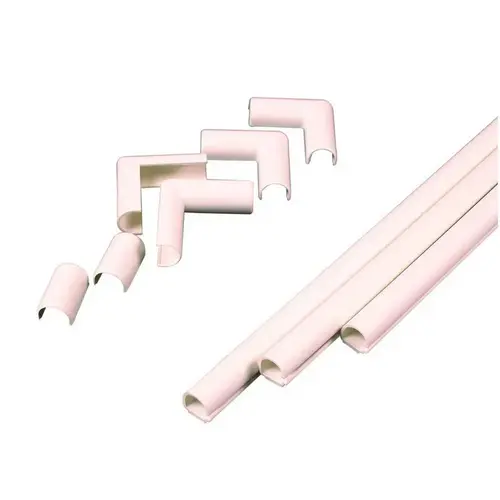 CordMate Cord Channel Kit, Plastic, Ivory CordMate Cord Channel Kit, Plastic, Ivory