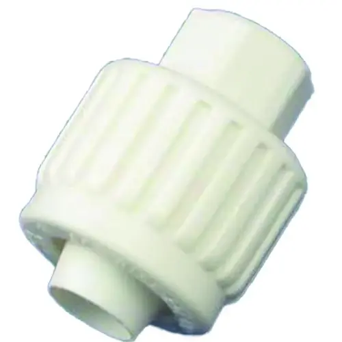 Tube to Pipe Adapter, 1/2 x 1/8 in, Compression x FPT, Polyoxymethylene, White Tube to Pipe Adapter, 1/2 x 1/8 in, Compression x FPT, Polyoxymethylene, White