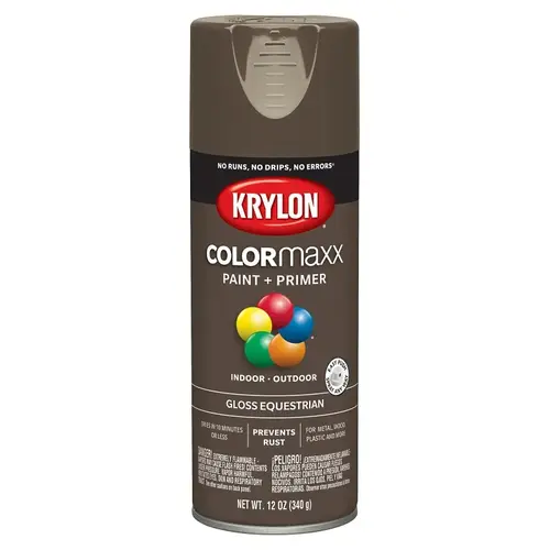 COLORmaxx Spray Paint, Gloss, Equestrian, 12 oz, Aerosol Can COLORmaxx Spray Paint, Gloss, Equestrian, 12 oz, Aerosol Can