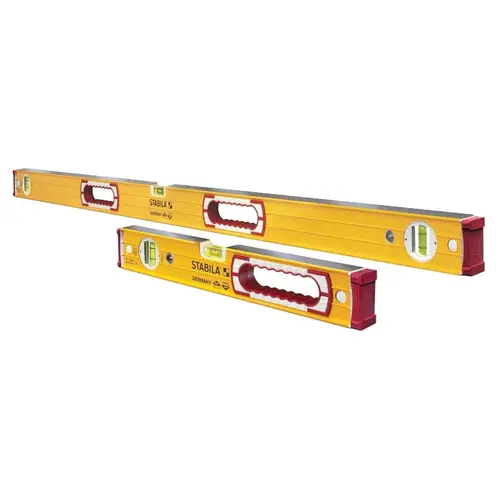 Beam Level Set, 5-Vial, Aluminum, Yellow Pair