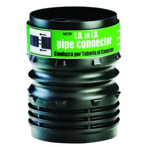 Amerimax ADP53302 4 In. Universal Plastic Corrugated Connetor