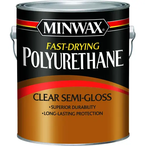 Polyurethane, Semi-Gloss, Liquid, Clear, 1 gal, Can - pack of 2 Polyurethane, Semi-Gloss, Liquid, Clear, 1 gal, Can - pack of 2