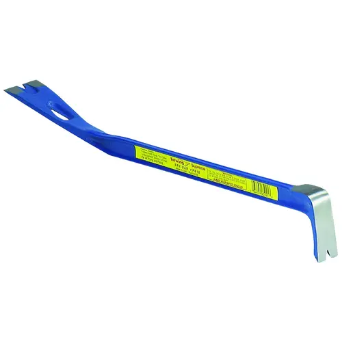 Contractors Bar, 18 in, Offset, Right Angle Claw Blue