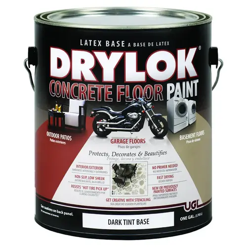 Floor Paint, Flat, Dark, 1 gal Container Floor Paint, Flat, Dark, 1 gal Container