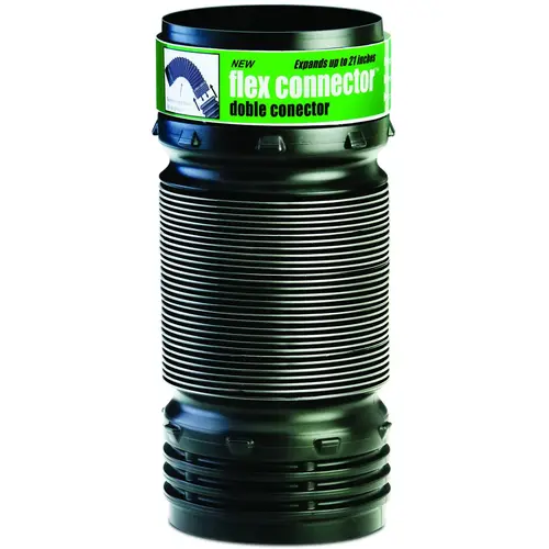 Flex-Drain 4 In. Elbow Flex-Drain Flexible Coupler