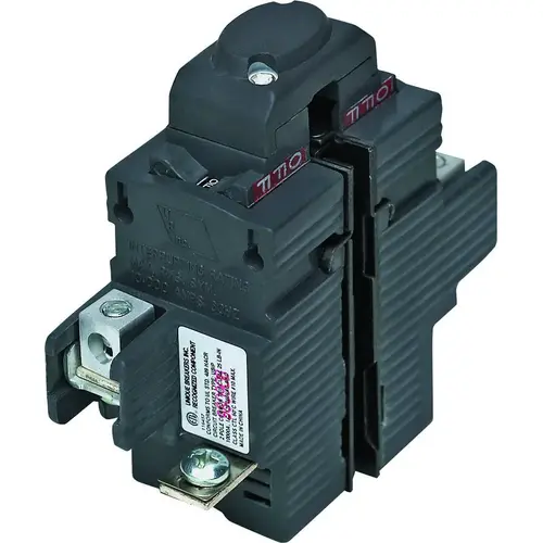 Circuit Breaker, Type UBIP, 30 A, 2 -Pole, 120/240 V, Plug Mounting Black