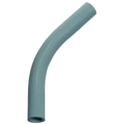 Sweep Elbow, 1"Slip x SPG PVC 45 Degrees Electrical Conduit Gray Sweep Elbow, 1"Slip x SPG PVC 45 Degrees Electrical Conduit Gray