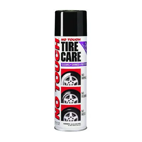 Tire Shine, 21 oz Aerosol Can, Liquid, Slight White Tire Shine, 21 oz Aerosol Can, Liquid, Slight White