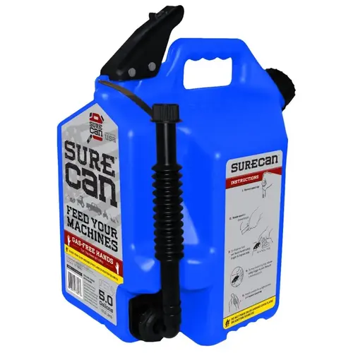SUR50K1 Kerosene Can, 5 gal, Blue