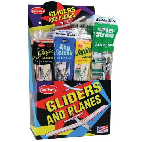Hand and Rubberband Plane Kit Multi-Colored