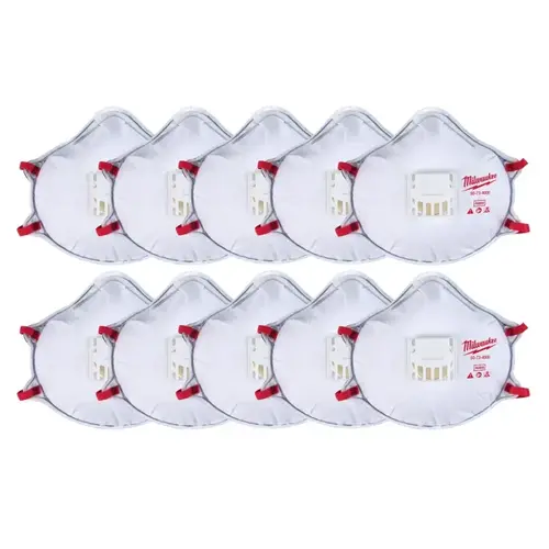 Valved Respirator White - pack of 10 Valved Respirator White - pack of 10