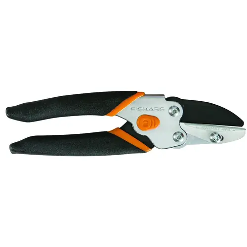 Pruner, 5/8 in Cutting Capacity, Steel Blade, Anvil Blade, Soft-Grip Handle Pruner, 5/8 in Cutting Capacity, Steel Blade, Anvil Blade, Soft-Grip Handle