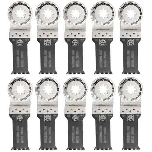 Saw Blade Set StarlockPlus 1-1/8" X 2" L Bi-Metal Black Saw Blade Set StarlockPlus 1-1/8" X 2" L Bi-Metal Black