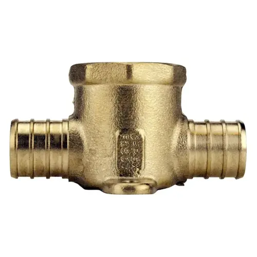 Pipe Tee, 3/4 in, Barb x FPT x Barb, Brass, 200 psi Pressure