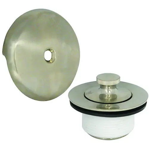 Tub Drain Trim Kit, Brass, Brushed Nickel Tub Drain Trim Kit, Brass, Brushed Nickel