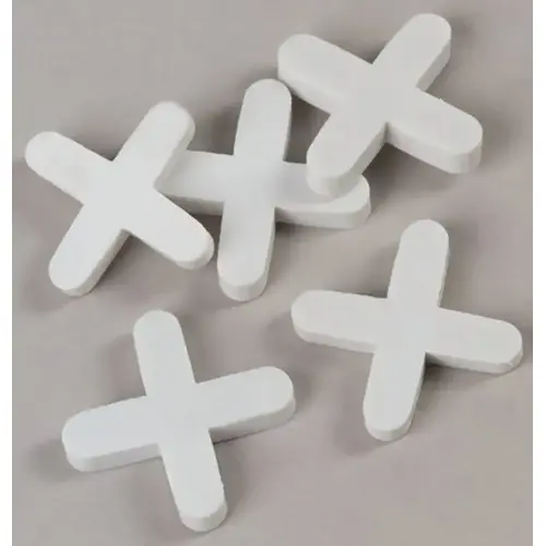 Tile Spacer, 1/8 in Thick White - pack of 200 Tile Spacer, 1/8 in Thick White - pack of 200