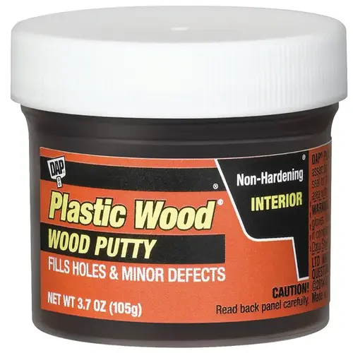 Plastic Wood 21266 Wood Putty, Paste, Mild, Pleasant, Ebony, 3.7 oz - pack of 6 Plastic Wood 21266 Wood Putty, Paste, Mild, Pleasant, Ebony, 3.7 oz - pack of 6
