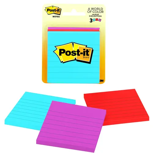 Ultra Lined Sticky Note, 3 x 3 in, Assorted, 50-Sheet Ultra Lined Sticky Note, 3 x 3 in, Assorted, 50-Sheet